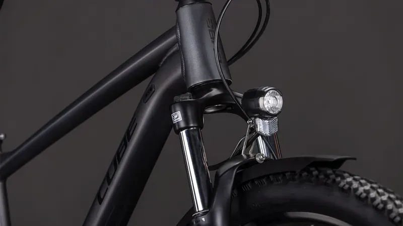 Cube Aim Pro Fe Mountain Bike in Slate Black/Black-5