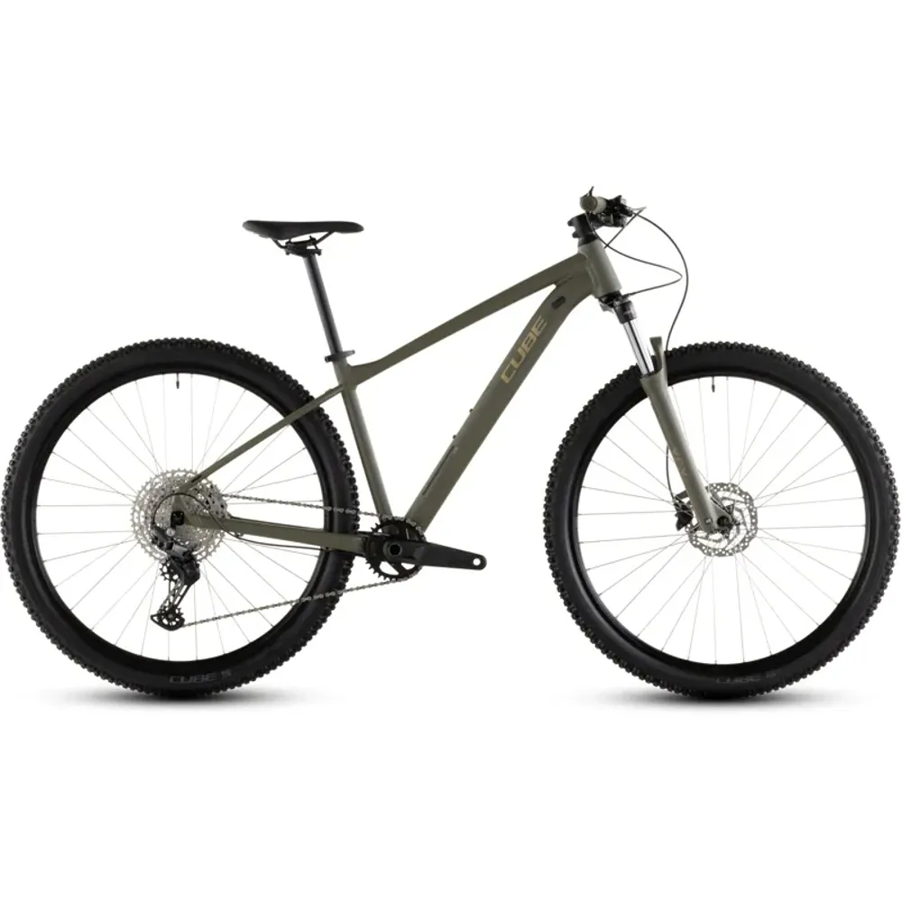 South Downs Bikes Cube Aim SLX Mountain Bike in Dusty Olive/Gold | FREE delivery over £30 + Cycle Scheme