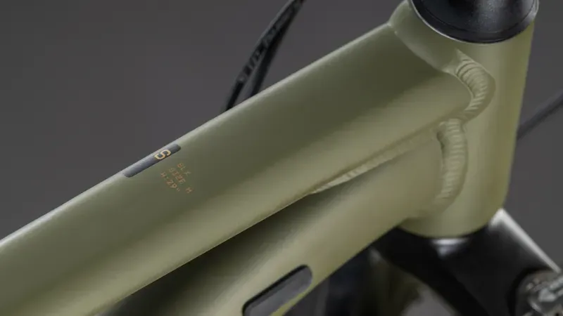 Cube Aim SLX Mountain Bike in Dusty Olive/Gold-2