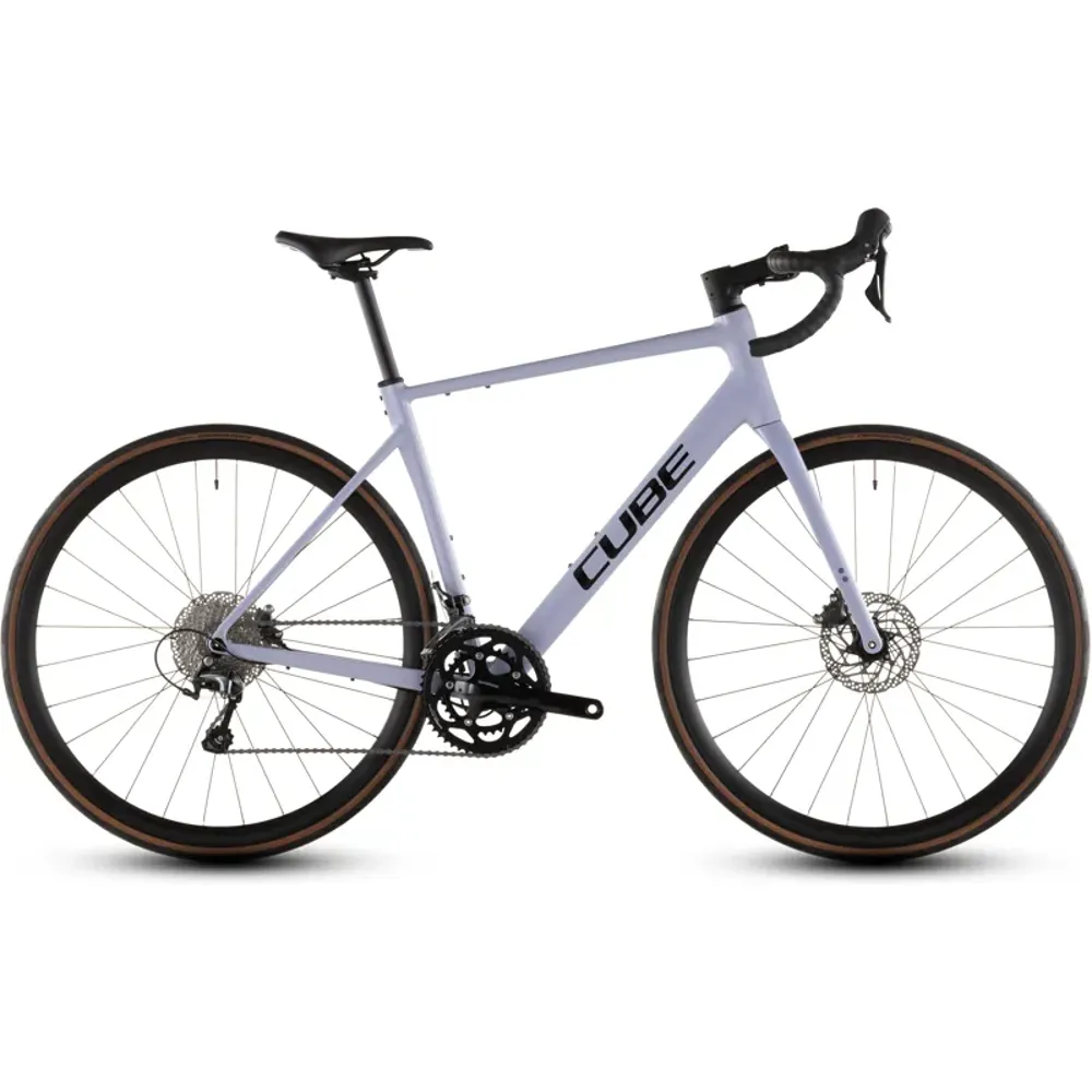 South Downs Bikes Cube Attain Race Road Bike In Cyclamen/Black | FREE delivery over £30 + Cycle Scheme