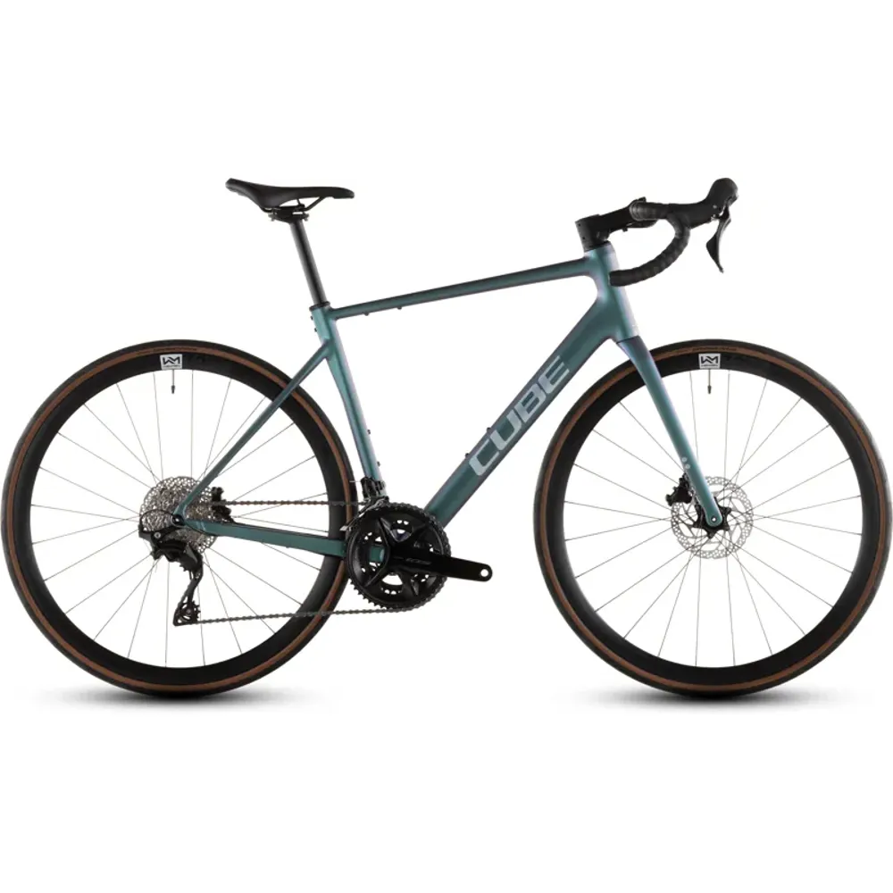 South Downs Bikes Cube Attain SLX Road Bike in Smaragd Grey/Prism | FREE delivery over £30 + Cycle Scheme