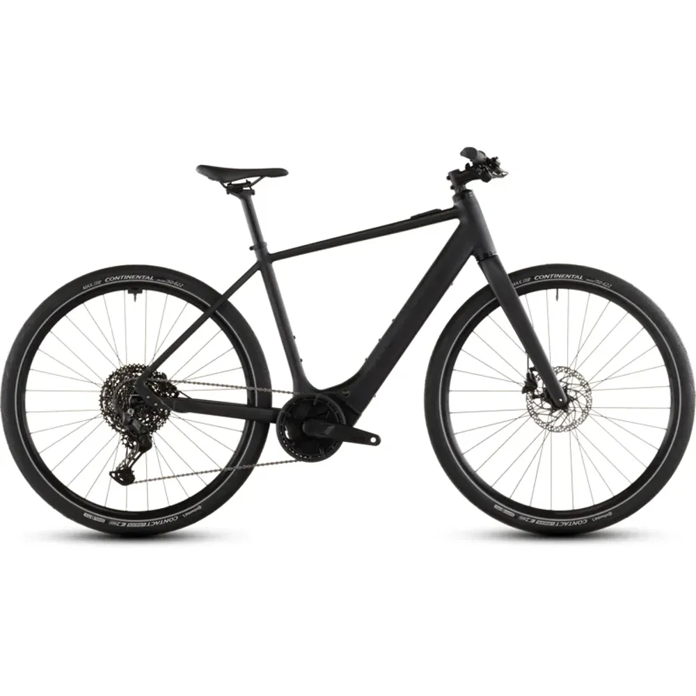 South Downs Bikes Cube Editor Hybrid Pro 400x Classic E-Hybrid Bike in Coal/Prism | FREE delivery over £30 + Cycle Scheme