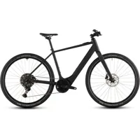 South Downs Bikes Cube Editor Hybrid Pro 400x Classic E-Hybrid Bike in Coal/Prism | FREE delivery over £30 + Cycle Scheme