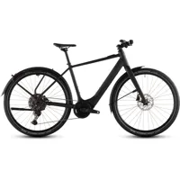 South Downs Bikes Cube Editor Hybrid Pro 400x FE Classic E-Hybrid Bike In Coal/Prism | FREE delivery over £30 + Cycle Scheme