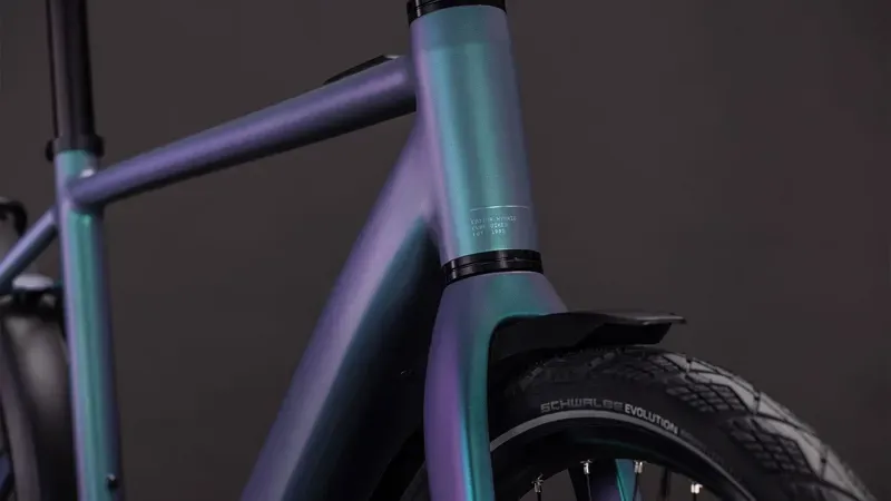 Cube Editor Hybrid SLT 400x FE City E-Bike in Smaragd Grey/Prism-7