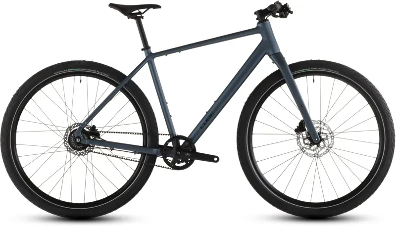 Cube Editor Pro Hybrid Bike in Mineral Blue/Chrome