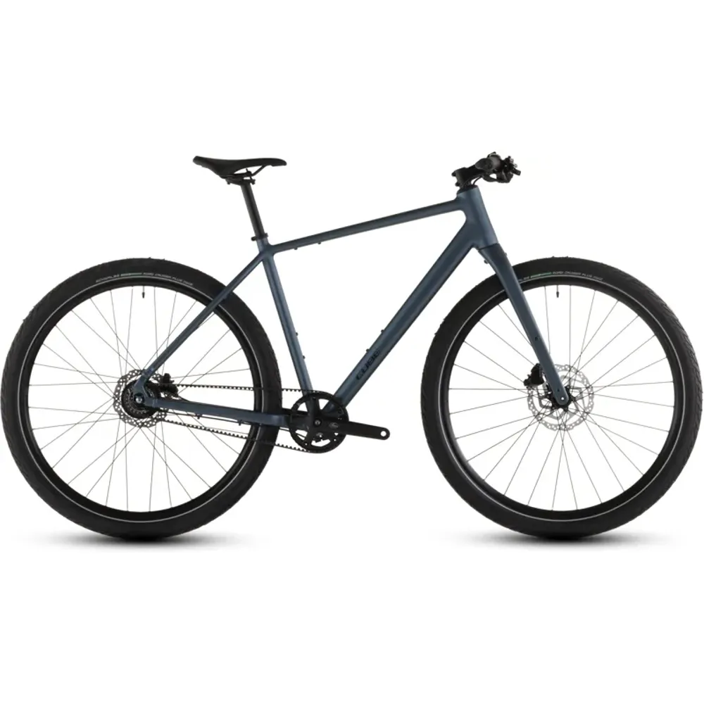 South Downs Bikes Cube Editor Pro Hybrid Bike in Mineral Blue/Chrome | FREE delivery over £30 + Cycle Scheme