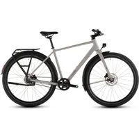 South Downs Bikes Cube Editor Pro FE Hybrid Bike in Oat Grey/Grey | FREE delivery over £30 + Cycle Scheme