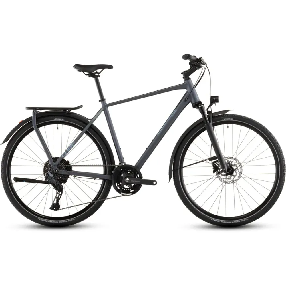 South Downs Bikes Cube Kathmandu EXC Hybrid Bike in Metallic Grey/Chrome | FREE delivery over £30 + Cycle Scheme