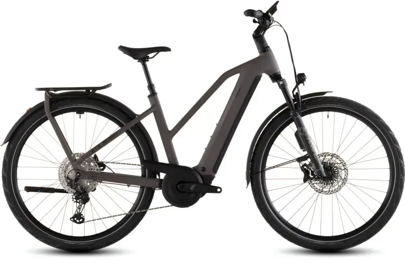 Cube Kathmandu Hybrid EXC 800 eHybrid Bike in Cedar/Chrome-1