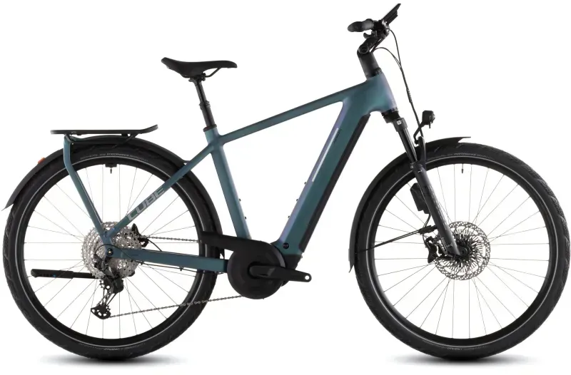 Cube Kathmandu Hybrid EXC 800 eHybrid Bike in Smaragd Grey/Prism-2