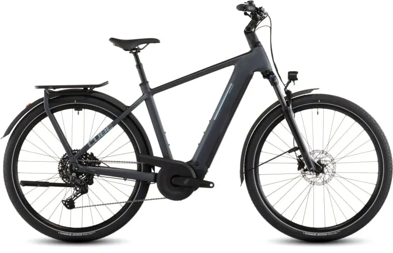 Cube Kathmandu Hybrid One 800 eHybrid Bike in Metallic Grey/Grey
