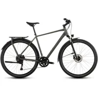 South Downs Bikes Cube Kathmandu One Hybrid Bike in Sage Brush Green/Green | FREE delivery over £30 + Cycle Scheme
