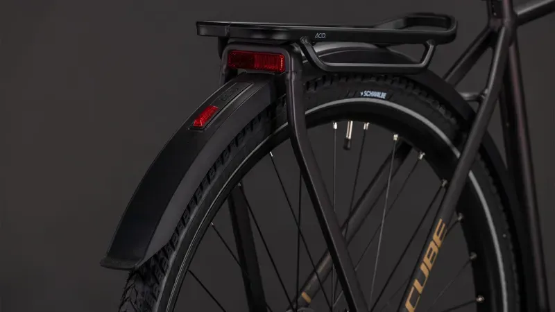 Cube Kathmandu SLX Hybrid Bike in Solar Eclipse/Gold-4