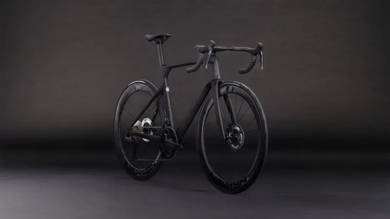Cube Litening Aero C:68X Race Road Bike In Blackline-1