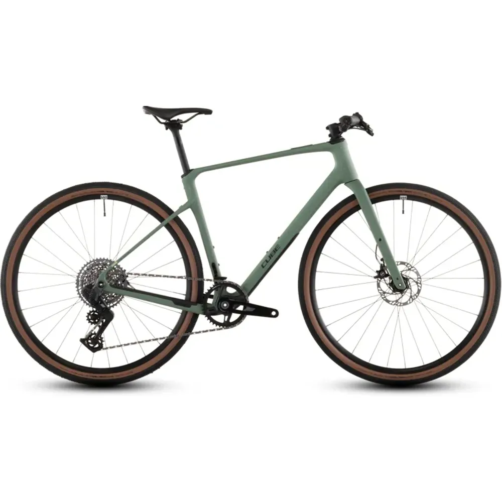 South Downs Bikes Cube Nulane C:62 SLT Gravel Bike in Green Smoothie/Green | FREE delivery over £30 + Cycle Scheme
