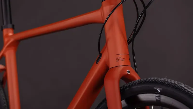 Cube Nulane Race Gravel Bike in Amber/Black-6