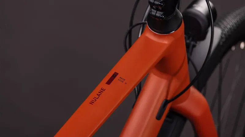 Cube Nulane Race FE Gravel Bike in Amber/Black-2