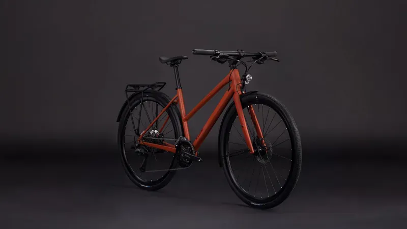 Cube Nulane Race FE Gravel Bike in Amber/Black-8