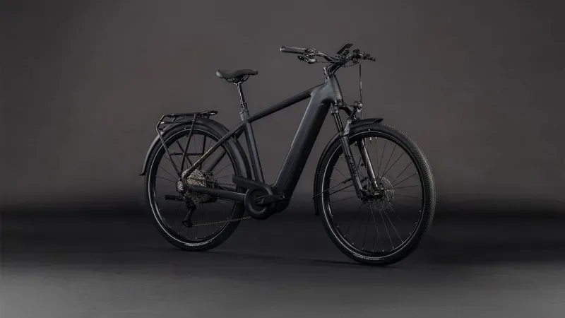 Cube Nuride Hybrid SLX 800 E-Hybrid Bike in Black/Gold-1