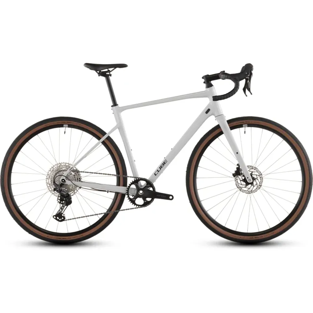 South Downs Bikes Cube Nuroad EX Gravel Bike in Cotton/Grey | FREE delivery over £30 + Cycle Scheme