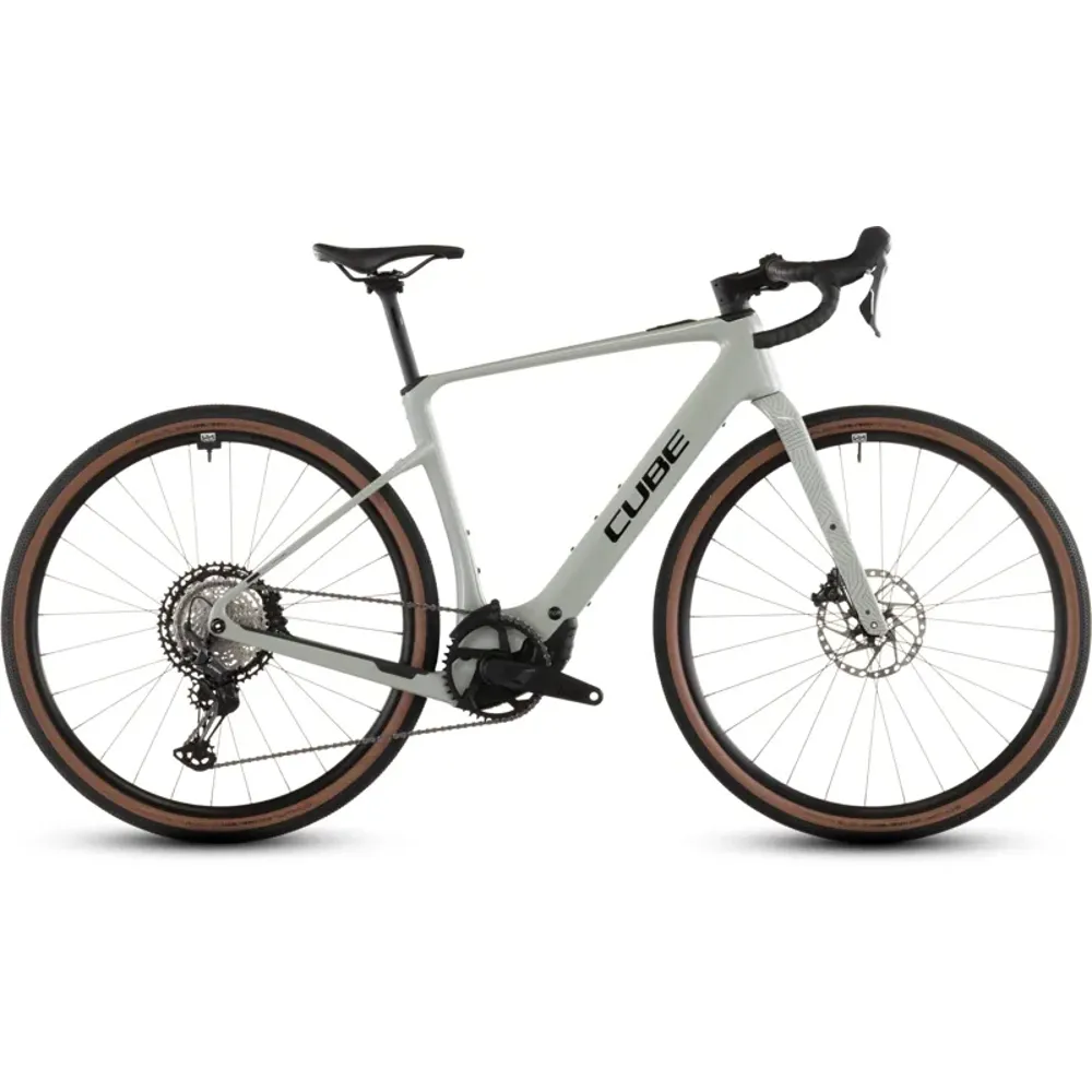 South Downs Bikes Cube Nuroad Hybrid C:62 Race 400x E-Road Bike in Reed Beige/Black | FREE delivery over £30 + Cycle Scheme