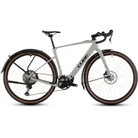 South Downs Bikes Cube Nuroad Hybrid C:62 Race 400x FE E-Road Bike in Reed Beige/Black | FREE delivery over £30 + Cycle Scheme