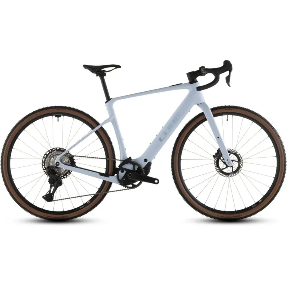 South Downs Bikes Cube Nuroad Hybrid C:62 SLX 400x E-Gravel Bike in Ice Blue/Prism | FREE delivery over £30 + Cycle Scheme