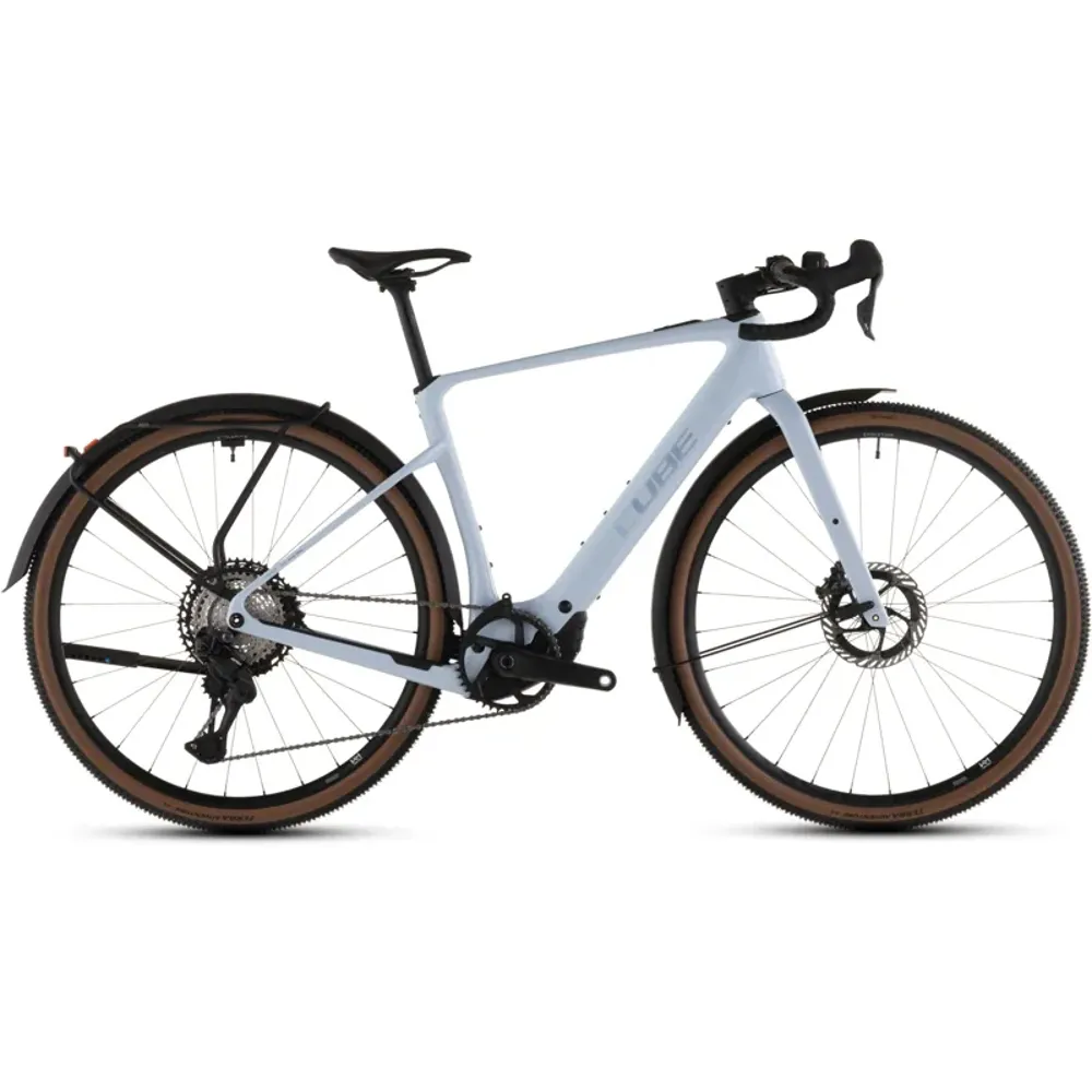 South Downs Bikes Cube Nuroad Hybrid C:62 SLX 400x FE E-Hybrid Bike in Ice Blue/Prism | FREE delivery over £30 + Cycle Scheme