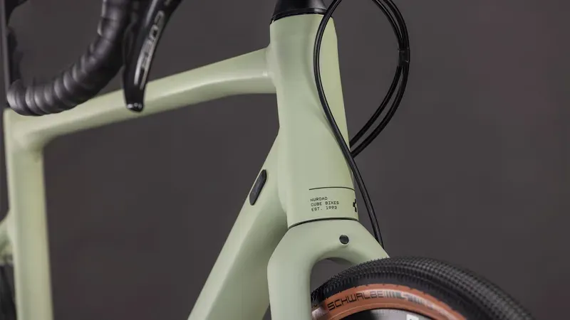 Cube Nuroad Pro Gravel Bike In Pea/Grey-5