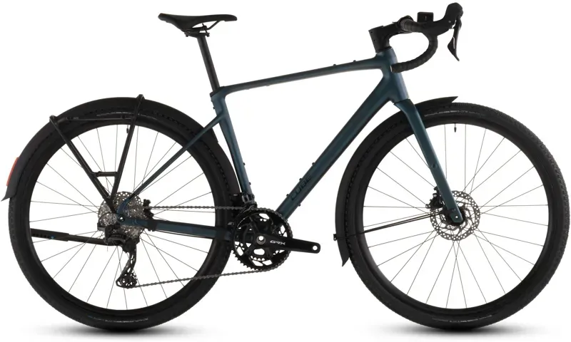 Cube Nuroad Race FE Gravel Bike in Royal GreenBlack