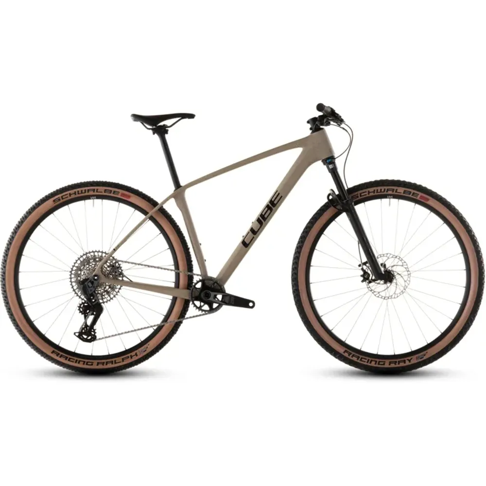 South Downs Bikes Cube Reaction C:62 SLX Mountain Bike In Mineral Grit/Black | FREE delivery over £30 + Cycle Scheme