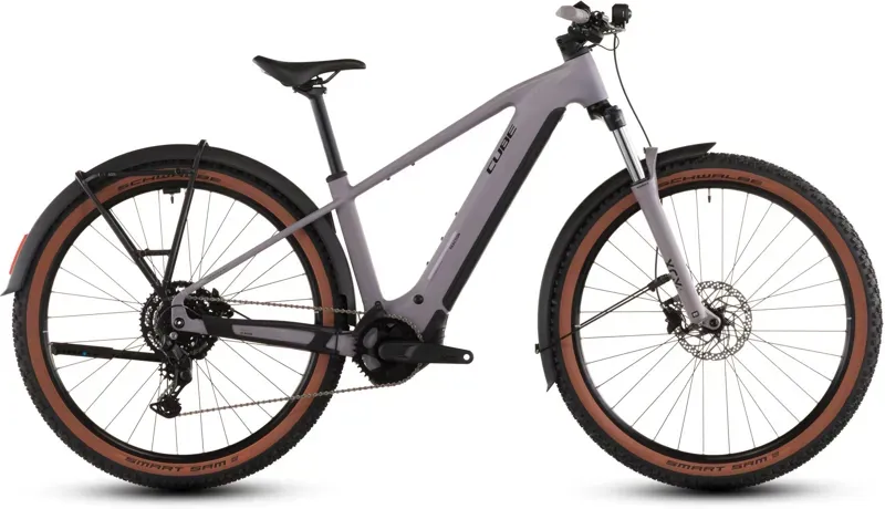 Cube Reaction Hybrid Performance 600 FE E-MTB In Plumgrey/Blac