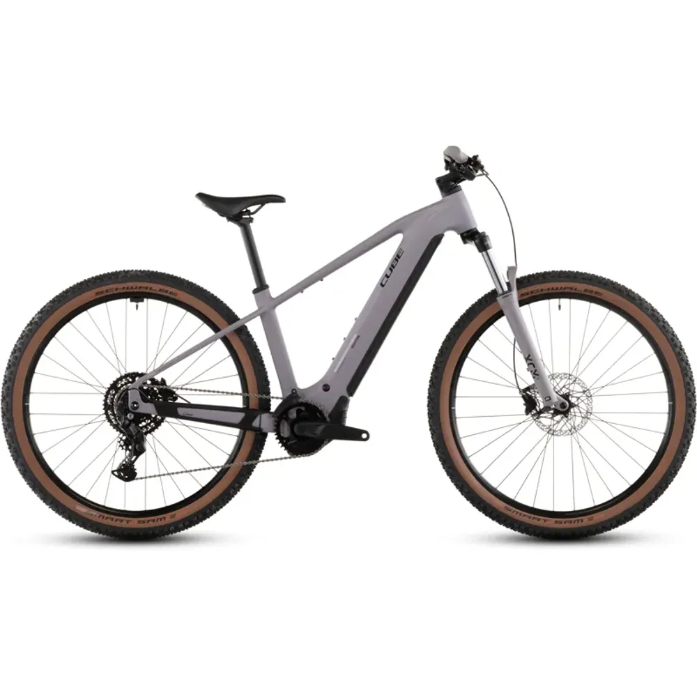 South Downs Bikes Cube Reaction Hybrid Performance 600 E-MTB in Plum Grey/Black | FREE delivery over £30 + Cycle Scheme