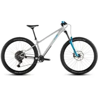 South Downs Bikes Cube Reaction TM One Mountain Bike In Raw Metal/Blue | FREE delivery over £30 + Cycle Scheme