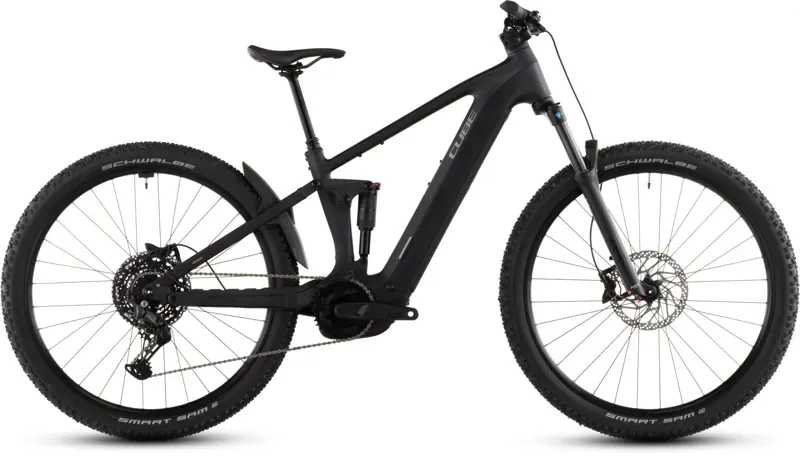 Cube Stereo Hybrid One22 Pro 600 E-MTB in Night/Chrome