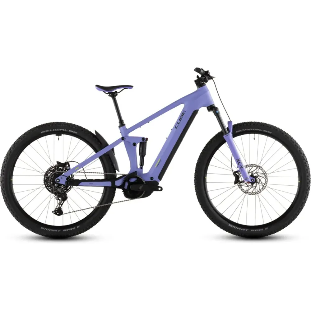 South Downs Bikes Cube Stereo Hybrid One22 Pro 800 E-Hybrid in Lucidlilac/Lime | FREE delivery over £30 + Cycle Scheme
