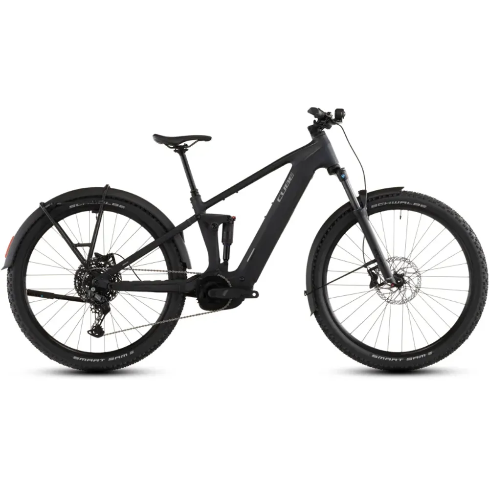 South Downs Bikes Cube Stereo Hybrid One22 Pro 800 FE E-Hybrid Bike In Night/Chrome | FREE delivery over £30 + Cycle Scheme