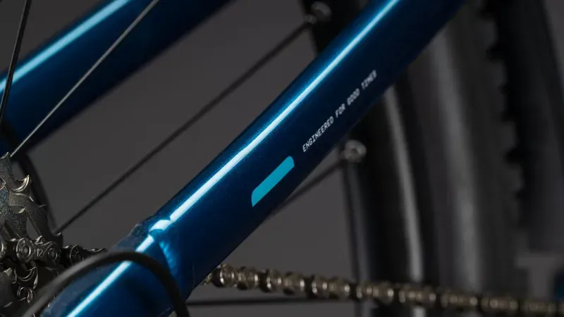 Cube Stereo Hybrid one22 Race 800 E-Hybrid Bike In Electric Blue/White-7