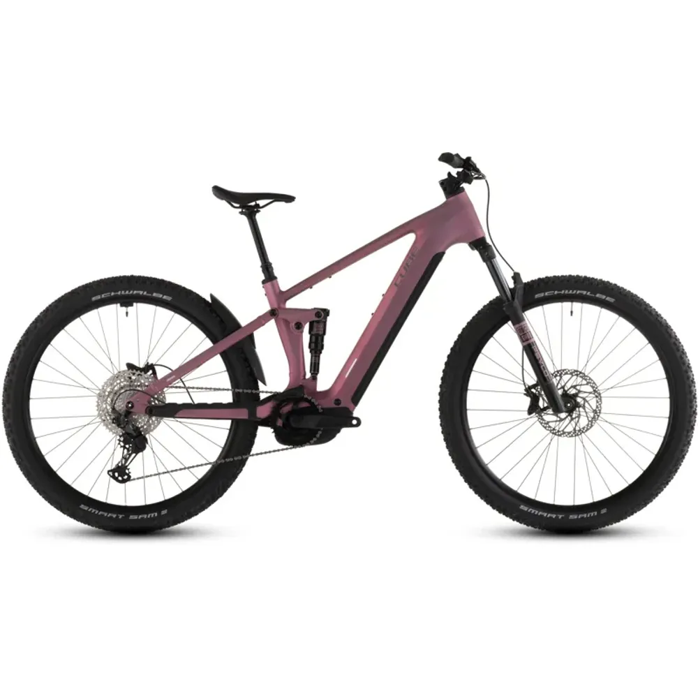 South Downs Bikes Cube Stereo Hybrid one22 Race 800 E-Hybrid Bike In Shift Blush/Black | FREE delivery over £30 + Cycle Scheme