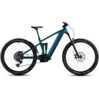 South Downs Bikes Cube Stereo Hybrid One44 EX 800 E-MTB in Electric Blue/Blue | FREE delivery over £30 + Cycle Scheme
