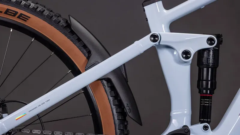 Cube Stereo Hybrid One44 EX 800 E-MTB in Ice Blue/Prism-3