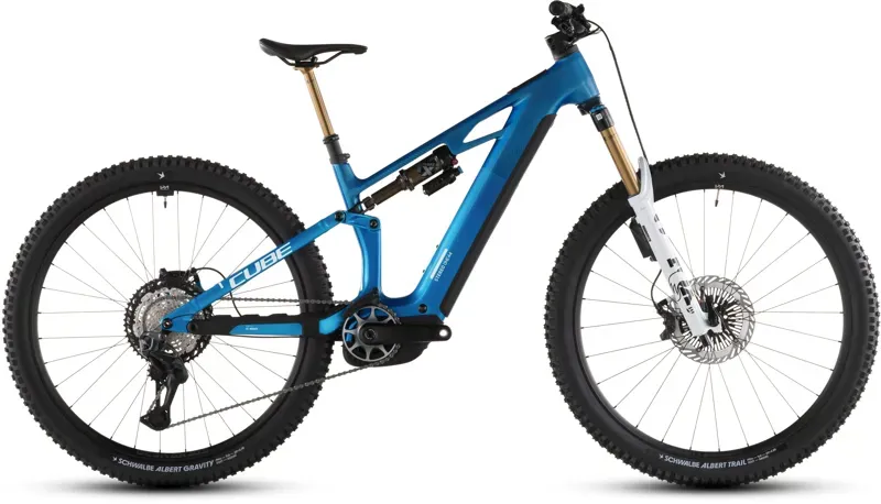 Cube Stereo Hybrid One44 HPC E-MTB In Actionteam