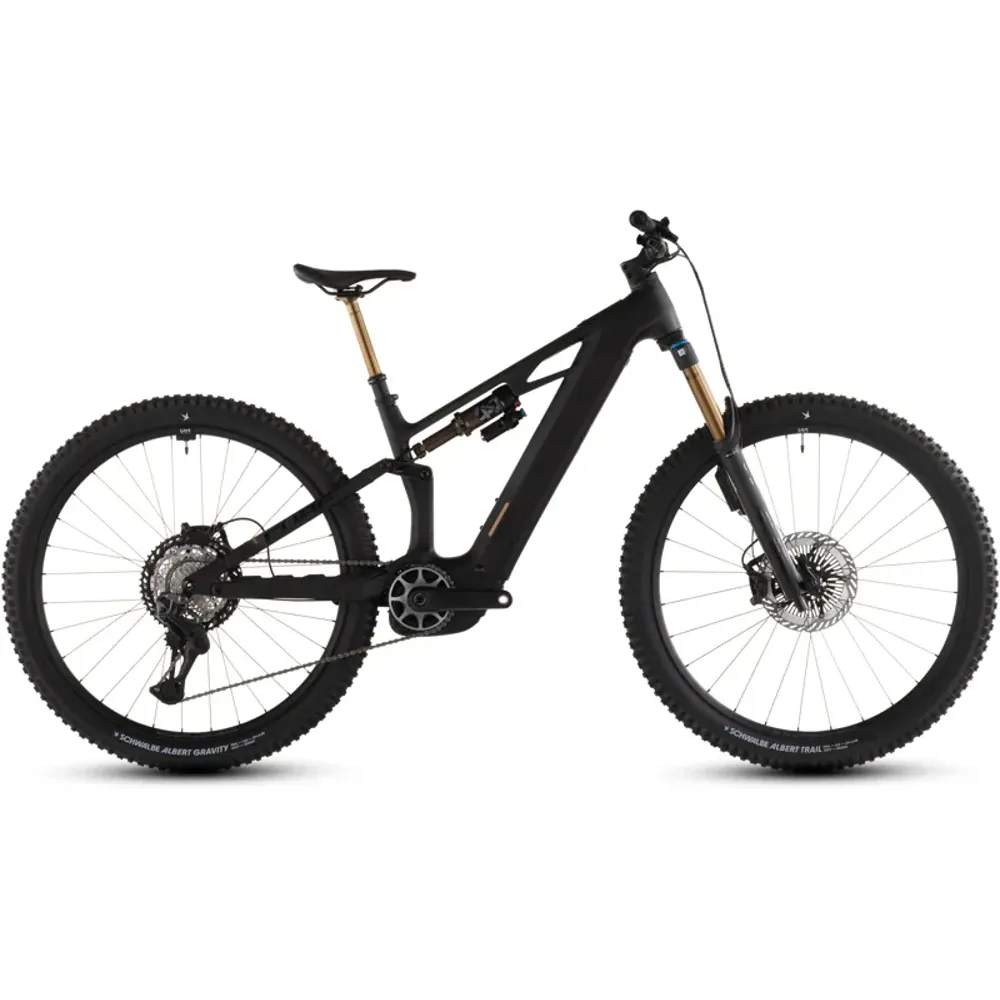 South Downs Bikes Cube Stereo Hybrid One44 HPC E-MTB In Carbon/Gold | FREE delivery over £30 + Cycle Scheme