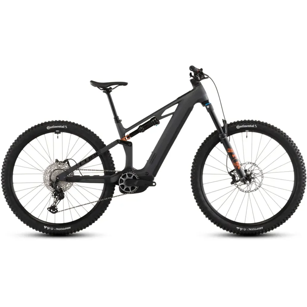 South Downs Bikes Cube Stereo Hybrid One44 HPC SLX 800 E-MTB in Slab Grey/Orange | FREE delivery over £30 + Cycle Scheme