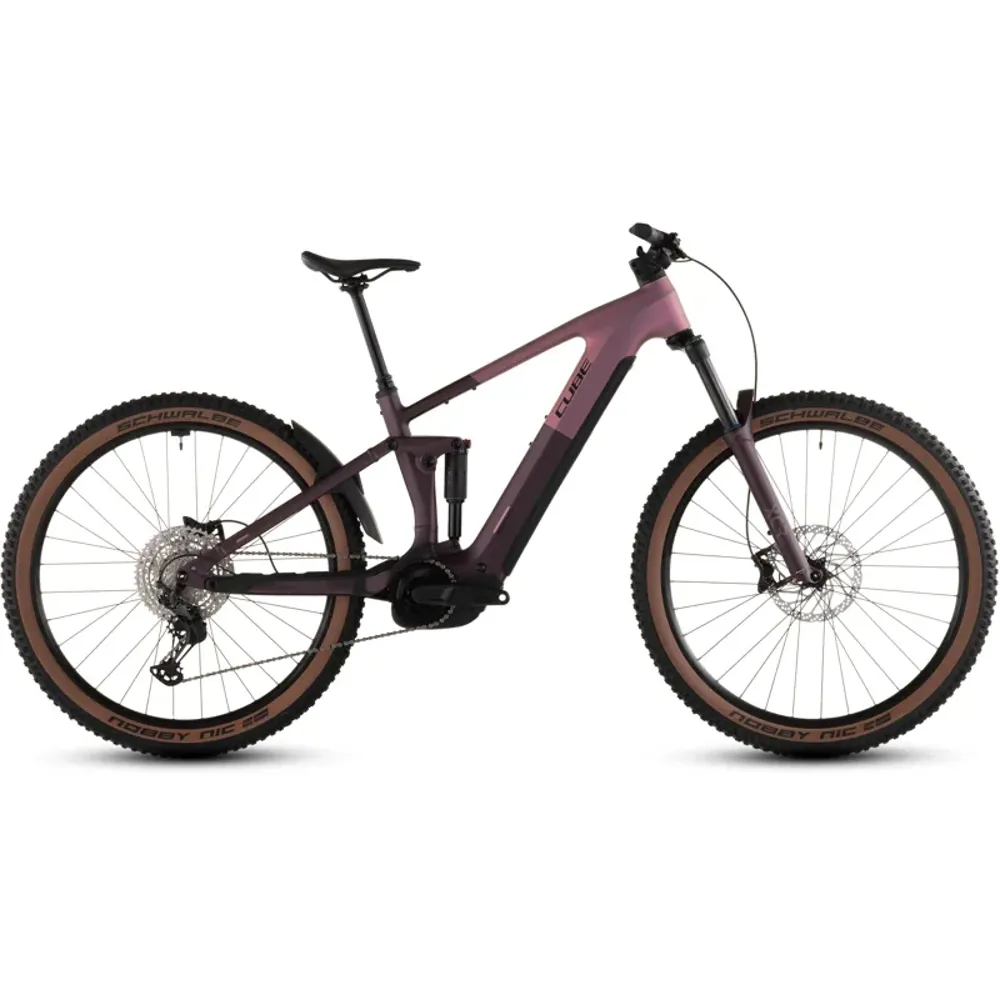 South Downs Bikes Cube Stereo Hybrid One44 Pro 800 E-MTB in Shift Blush/Raisin | FREE delivery over £30 + Cycle Scheme