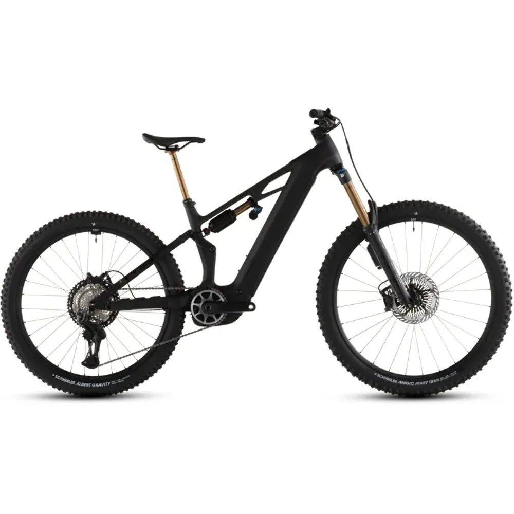 South Downs Bikes Cube Stereo Hybrid One77 HPC AT 800 E-MTB In Carbon/Gold | FREE delivery over £30 + Cycle Scheme
