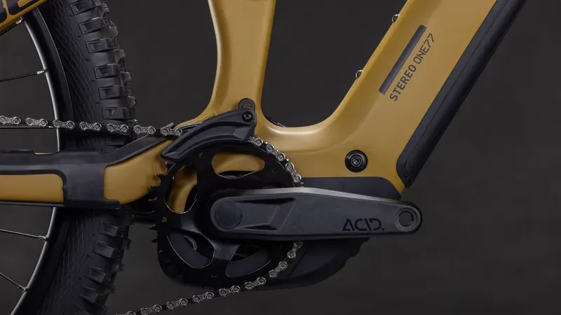 Cube Stereo Hybrid One77 HPC Race 800 E-MTB in Willow Green/Black-3