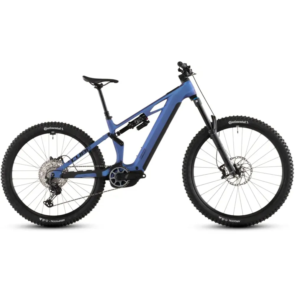 South Downs Bikes Cube Stereo Hybrid One77 HPC SLX 800 E-MTB in Blue Iris/Black | FREE delivery over £30 + Cycle Scheme
