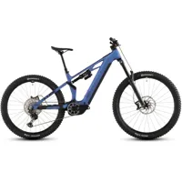 South Downs Bikes Cube Stereo Hybrid One77 HPC SLX 800 E-MTB in Blue Iris/Black | FREE delivery over £30 + Cycle Scheme